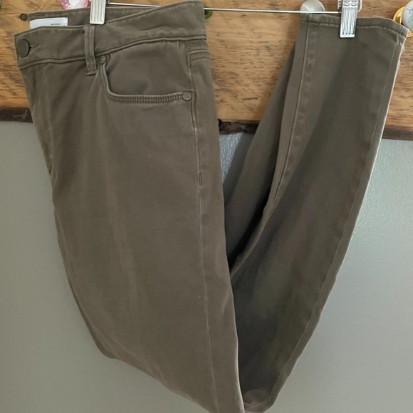 Ann Taylor LOFT Khaki Leggings Soft Denim Skinny Jeans - Picture 2 of 10